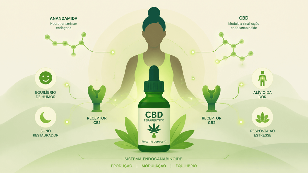 O CBD aumenta a anandamida? Entenda a relação com o sistema endocanabinoide