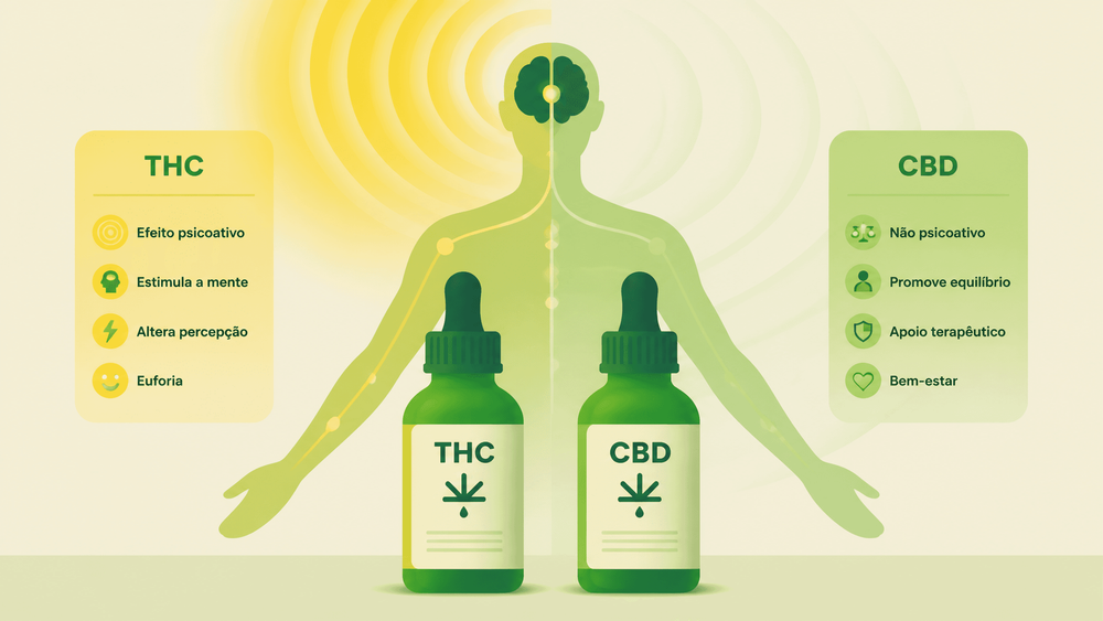 THC x CBD: qual é a diferença? Efeitos e benefícios