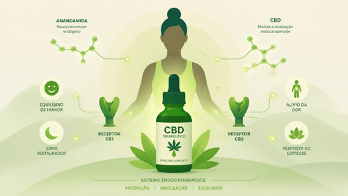 O CBD aumenta a anandamida? Entenda a relação com o sistema endocanabinoide