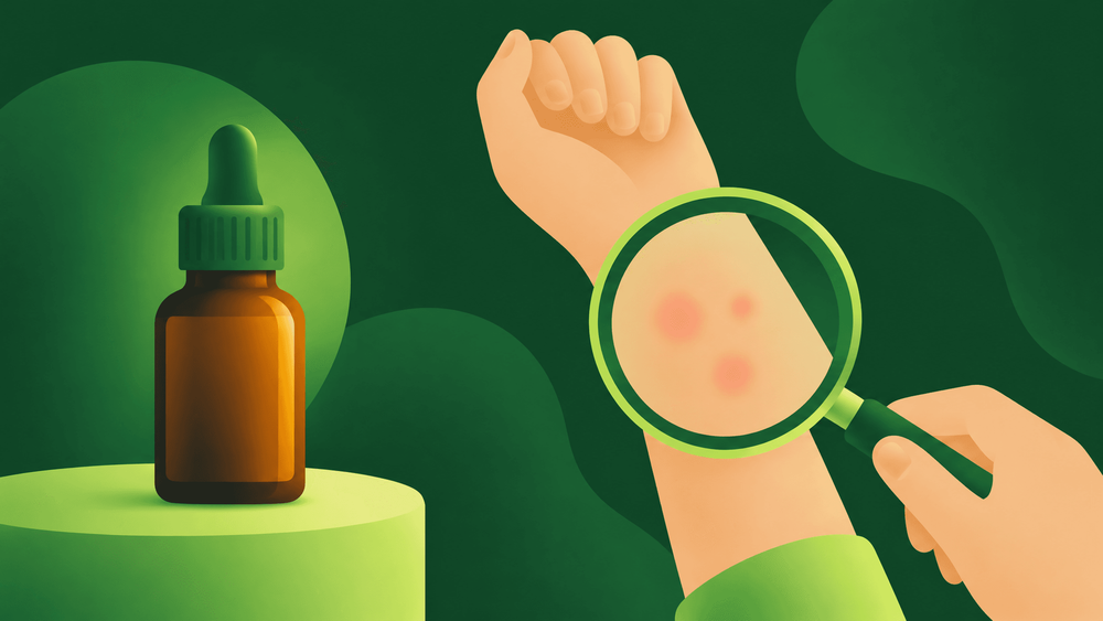 O óleo de cannabis pode causar alergia?